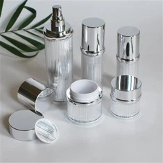 Akrýlflöskur og krukkur