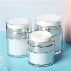 Loftlausar krukkur snyrtivöruumbúðir